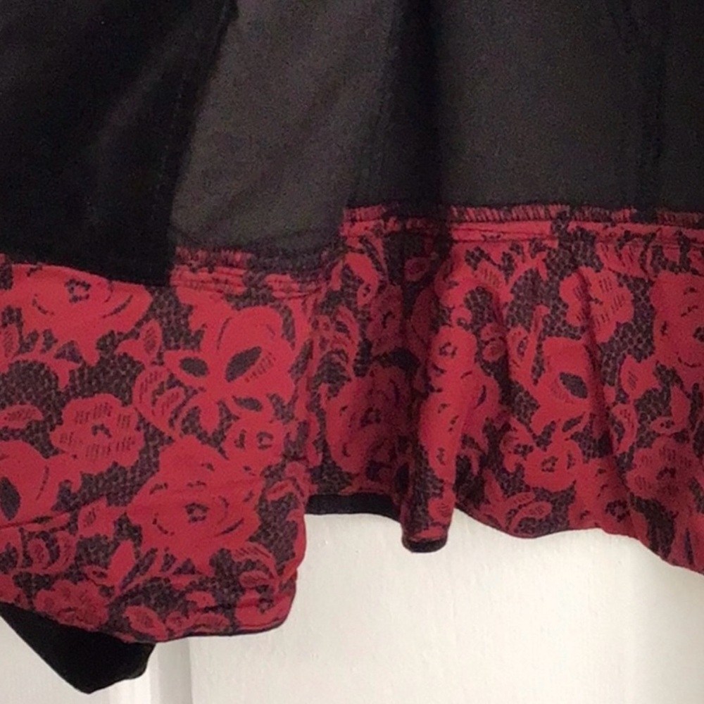 WHBM Black Velvet Blazer Jacket Sz 4 with Stitching Accents - Picture 6 of 9